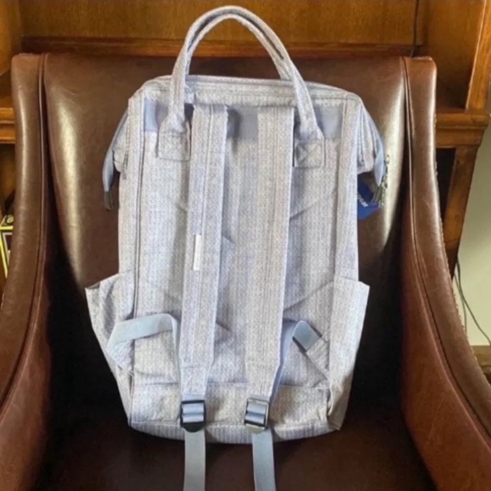 Swiss Gear 15 Ltrs Light Blue Diamond with Patches Laptop Backpack 🆕